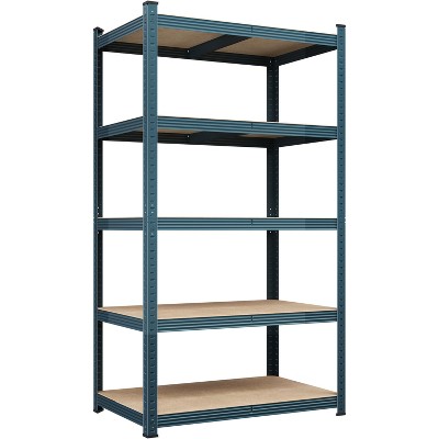 Yaheetech 71in 5-Tier Metal Storage Rack 5 Adjustable Shelves Boltless Shelving
