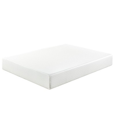 NicBex 10 Inch Gel Memory Foam and Green Tea Mattress for a Cool Sleep,Fiberglass Free,Medium Feel Mattresses,White