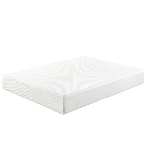 NicBex 10 Inch Gel Memory Foam and Green Tea Mattress for a Cool Sleep,Fiberglass Free,Medium Feel Mattresses,White - 1 of 4