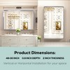 Keonjinn Framed Wall Mirror, Modern Rectangular Bathroom Vanity Mirror, Wall Mounted - 3 of 4