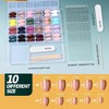 LOVELAY CREATIONS 576 Pieces Oval Press-On Nails - 4 of 4