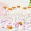 Sparkle and Bash 12-Pack 4-Inch Empty Milk Jars Glass Bottles with Lids, It's a Girl Baby Shower Party Favors - 3 of 4