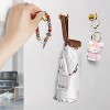 LunaLulinlk Magnetic Hooks, Heay Duty Magnets with Hook for Refrigerator, Magnetic Hook for Cruise Cabins, Classroom, Gold, Pack of 6 - 3 of 4