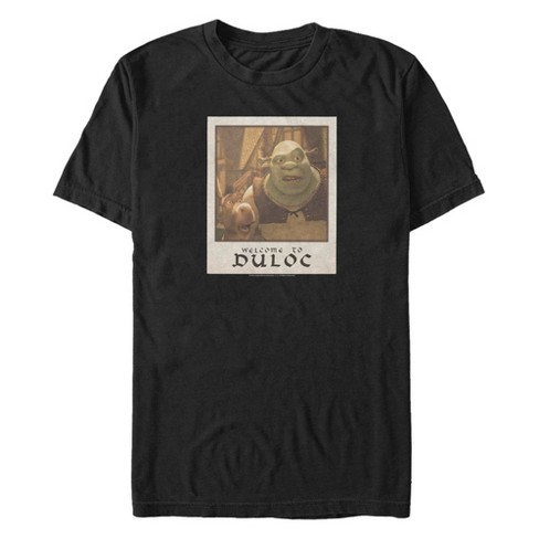Men's Shrek Welcome To Duloc Faces T-shirt : Target