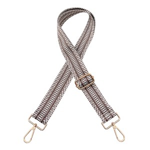 Wrapables Wide Adjustable Crossbody Handbag Strap, Women's Replacement Bag Strap for Purses, Khaki Stripes - 1 of 4