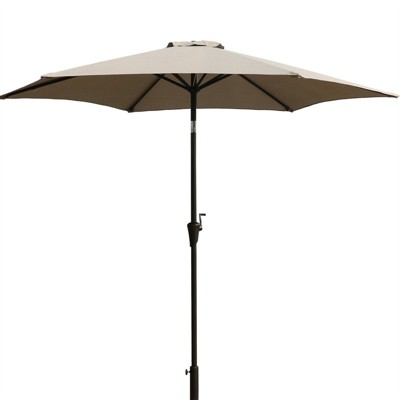 9' Aluminum Outdoor Patio Umbrella with Carry Bag - Wellfor