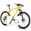 Unique Bargains Bike Bottle Cage Adapter Mount with Screws Washer Adjustable Bicycle Water Bottle Holder Adapter - 2 of 4