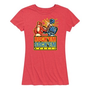 Women's - Rock 'Em Sock 'Em Robots - Rock 'Em Sock 'Em Robots Short Sleeve Graphic T-Shirt - 1 of 4