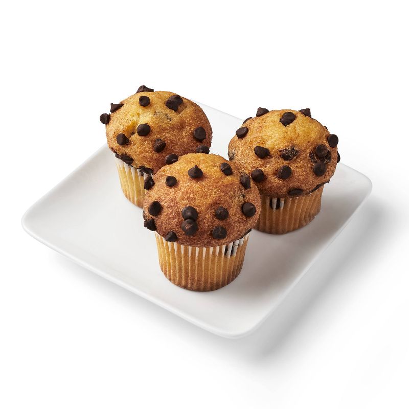 Chocolate Chip Mini Muffins - 11.9oz/12ct - Favorite Day&#8482;, 3 of 5