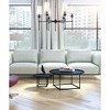 Emily 6-Light Chandelier - Elegant Glass & Brushed Nickel - Dimmable, 38" Wide - 4 of 4