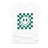 Simply Sage Market Women's Checkered Christmas Smiley Short Sleeve Graphic Tee - 3 of 4