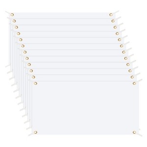 Unique Bargains DIY Large Blank Banner and Signs with Hanging Rope 12 Pcs - 1 of 4