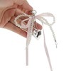 Unique Bargains Ribbon Bow Heart Handbag Charms Keychains 1 Pc - 4 of 4