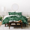 Iveta Abolina Silent Night Green Duvet Cover + Pillow Sham(s) - Deny Designs - 4 of 4