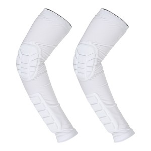 Unique Bargains Reduce Joint Pain Stretch Arm Elbow Compression Sleeve 1 Pair - 1 of 4