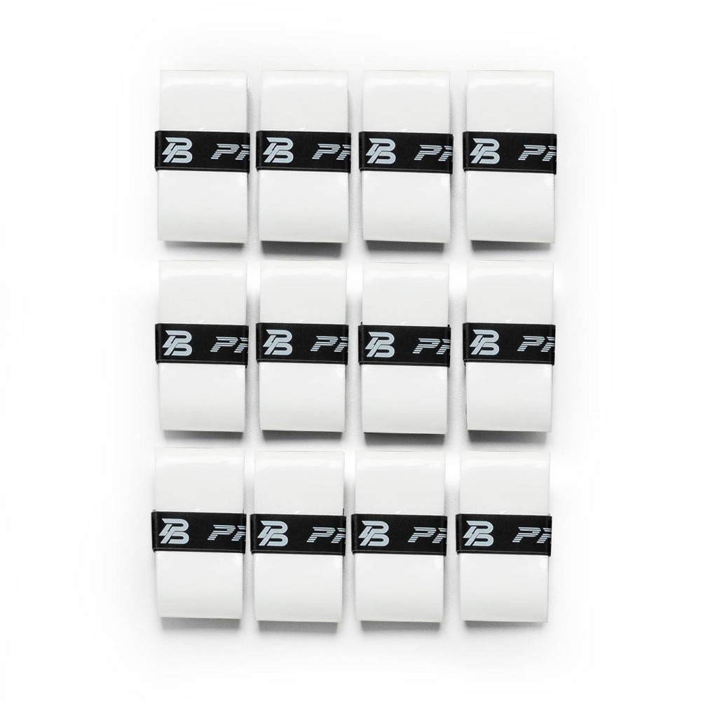 PBPRO Pickleball Grip Tape 12pk - White