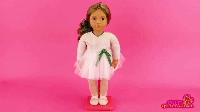 Our Generation Carlota 18&#34; Ballerina Doll, 2 of 8, play video