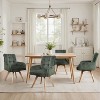 Art Leon Fabric Swivel Dining Chairs, Set of 2 - 3 of 3