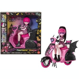 トランプ Dolls & Roses,NYMPHS & VAMPS set Mattel - Monster High Draculaura Vamptastic Scooter Doll & Vehicle