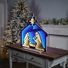 LED Nativity Scene Infinity Light Display – 24.5"H by Melrose - 3 of 3