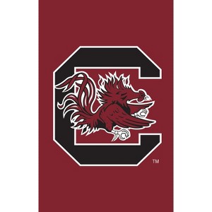 NCAA University of South Carolina Garden Applique Flag 12.5 x 18 Inches Indoor Outdoor Decor - 1 of 2