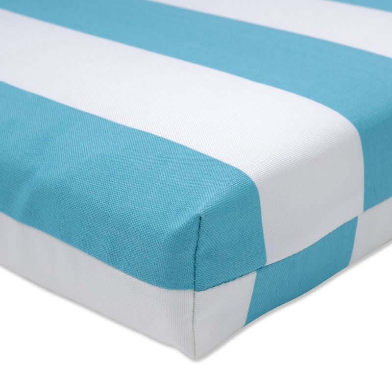 Cabana Stripe Chaise Lounge Outdoor Cushion - Pillow Perfect, 3 of 8