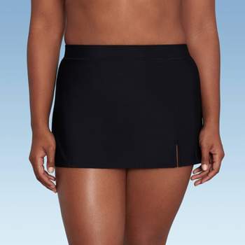 Set Womens Swim Skirts Built In Briefs High Waisted Bikini Shorts