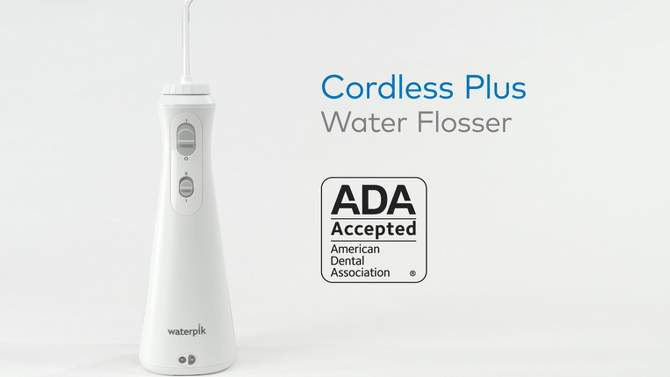 Waterpik Rechargeable Cordless Plus Water Flosser    , 2 of 18, play video