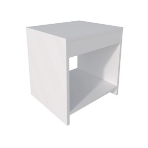 ?Vynxaria Nightstand with Open Storage ¨C Modern Design for Small Spaces - 1 of 4