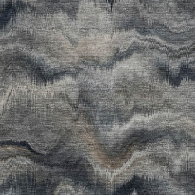 HomeRoots 10' X 14' Gray And Silver Abstract Washable Indoor Outdoor Area Rug