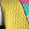 Slickblue Full/Queen Quilt Set, Intricate Hand-Stitching, TC Fabric, Bedding, Geometric Design, Multi, 3 Piece - 4 of 4