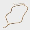 Snake Chain "Y" Necklace - Wild Fable™ Gold - 3 of 4