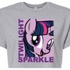 Women's - My Little Pony - Character Block Twilight Sparkle Cropped Graphic T-Shirt - 2 of 4