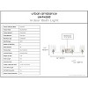 Urban Ambiance Luxury New Traditional Bath Light 8.5''H x 34''W,  Brushed Nickel Finish,  Swan-Hill Collection, UHP4203 - 3 of 4
