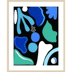 Amanti Art Cool Shapes  I by Regina Moore Wood Framed Wall Art Print - 1 of 4
