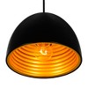 CWI Lighting Modest 1 Light Down Mini Pendant With Black Finish - 3 of 4