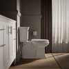 Attop Slow Close Toilet Seat, Elongated Toilet Seat, Grip-Tight Bumpers Quick-Attach Hardware, White - 2 of 4