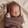 Luxury Organic Cotton Baby Swaddle Receiving Blanket + Hat Gift Set for Newborns and Infant Boys and Girls - 2 of 4