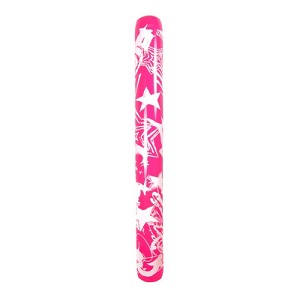 Swim Central 60" Inflatable Graffiti Art Stars Swimming Pool Fun Noodle - Pink/White - 1 of 3
