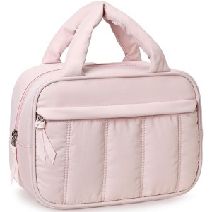 Generic Makeup Bag for Women Cosmetic Bag Large Make Up Organizer Travel Toiletry Bags Waterproof Zipper Tote Pouch Purse for Girls - 1 of 4