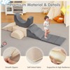 7pcs Soft Foam Building Blocks Indoor Climb and Crawl Activity Playset with Slide Stairs and Ramp for Home - 3 of 4