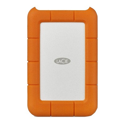 LaCie Rugged USB-C 1TB Portable External Hard Drive