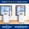 SereneLife SLACP803 Portable Air Conditioner with Dehumidifier & Fan – 8000 BTU (White & Black) - 4 of 4