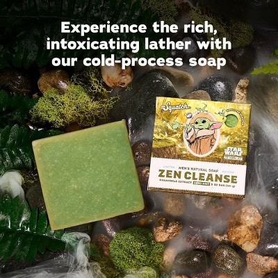 DR. SQUATCH Men's All Natural Bar Soap - Zen Cleanse - 5oz