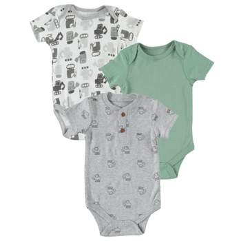 Chick Pea Gender Neutral Baby Onesie Short Sleeve Bodysuit Cute Baby Shower Gift