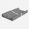 Bacati - Love Black/White Warp Stripes Changing Pad Cover - 2 of 4