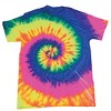 Collections Etc Tie Dye Rainbow Spiral Swirl Short Sleeve T-Shirt - 2 of 4