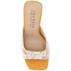 Journee Collection Womens Daivia Covered Block Heel Slip On Sandals - 4 of 4