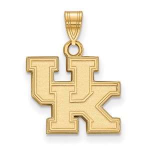 Black Bow Jewelry 14k Yellow Gold Kentucky Wildcats NCAA Small Pendant - 1 of 3