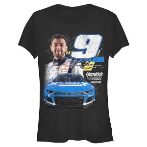 Juniors Hendrick Motorsports Chase Elliott Racing Car 9 Photo T Shirt - 1 of 4
